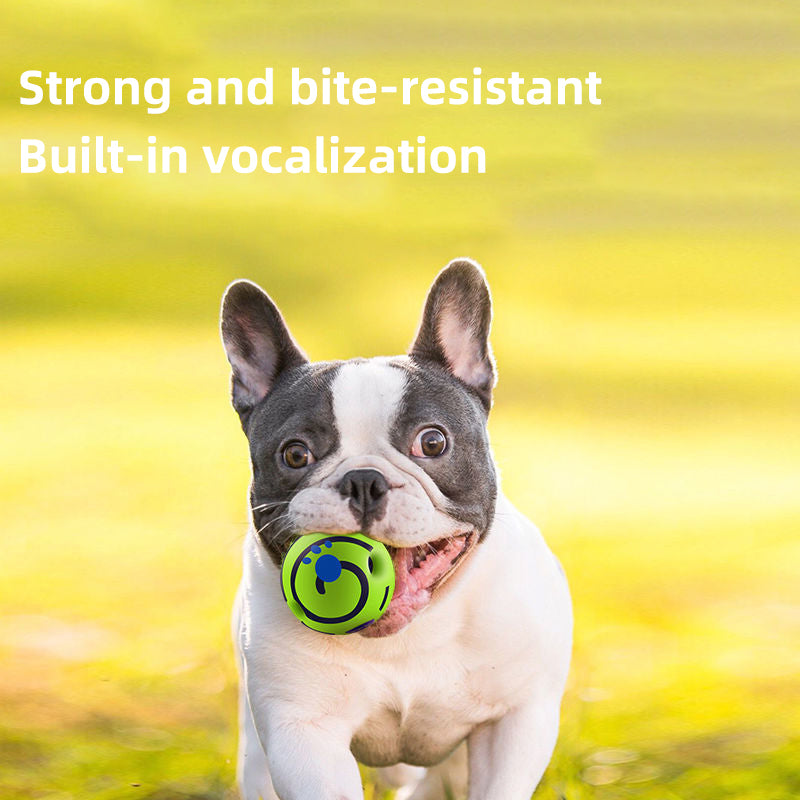 Indestructible dog ball Squeaky Wobble Wag Giggle Ball Strong