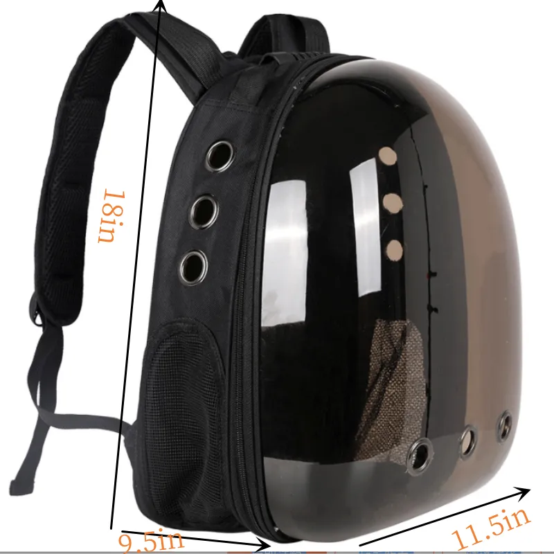 Breathable Cat Pet Carrier Backpack Transparent Space Capsules Size