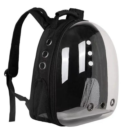 Breathable Cat Pet Carrier Backpack Transparent Space Capsules Side