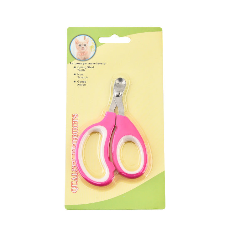 Red Dog Cat Nail Clippers Hole Cat Claw Trimmer