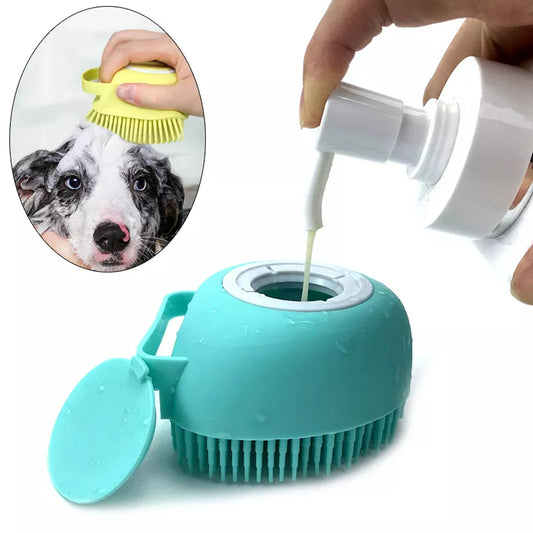 Bathroom Dog Cat Bath Massage Gloves Brush Soft Safety Silicone Pet Accessories for Dogs Cats Tools Mascotas Products